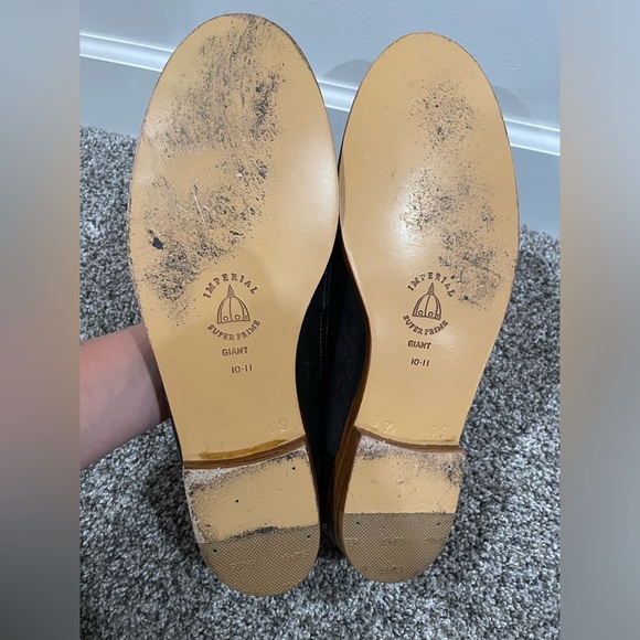 Johnston & Murphy black leather penny loafers, men's size 11.5 - Picture 11 of 13